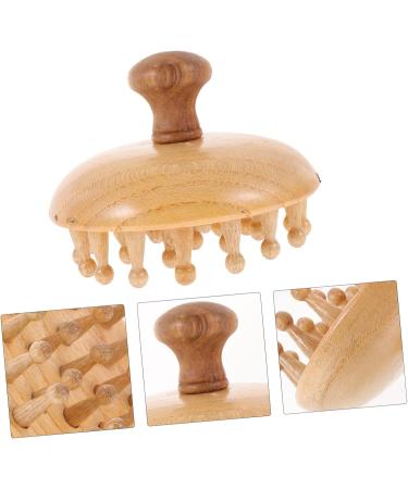Healvian 3ST Massage Comb - Portable Wooden Shampoo Brush for Professional Hair Care | Comfortable Hand Massage Hairbrush - Buy Online on GoSupps.com