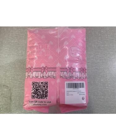 LittleForBig Baby Blushing Adult Printed Diapers 10 Pack - Pink, Size Medium 28-38 - Buy Online on GoSupps.com