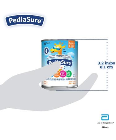 Pediasure Plus (with Fibre) Formulated Liquid Diet 235 mL can Vanilla 12-pack 2820 mL - Buy Online on GoSupps.com