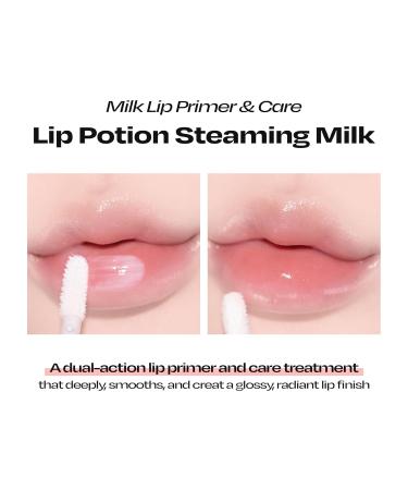 alternativestereo Lip Potion Steaming Milk Moisturizing Liquid Lip Primer & Lip Balm Instant Relief for Dry Cracked Lips with Vitamin E and Green Tea Seed Oil 0.3 Oz - Buy Online on GoSupps.com