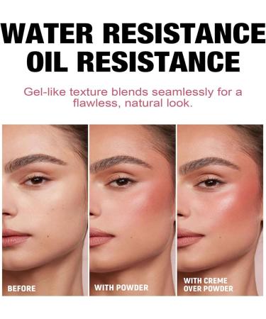 Cheek Balm Makeup Long Lasting Wear 85 G Creamy Facial Blusher Lip And Cheek Blush Moisturizing Formula For Dating Travel Evening Vacation Party Outdoor Gathering - Buy Online on GoSupps.com