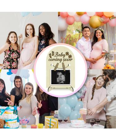 Buy Nbeads Sonogram Picture Frame - 18x12.5cm Baby Footprints & Handprints Pregnancy Announcement Gift for First-Time Mothers - Buy Online on GoSupps.com