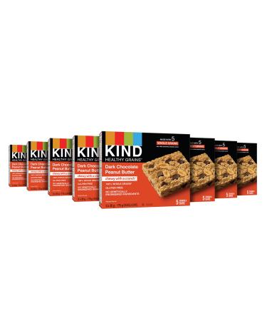 KIND Healthy Grains Bars Peanut Butter Dark Chocolate Gluten Free 40 Count