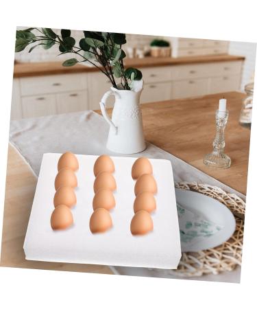 Zerodeko Rutin Egg Protection Egg Holder for Fridge Chicken Egg Container Foam Egg Holder Refrigerator Devil - Buy Online on GoSupps.com