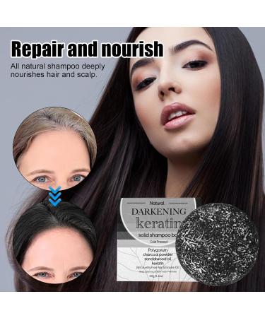  tongfeng Hair Bar Shampoo | Travel Friendly Soap Shampoo for Grey Hair - Teen Hair Care Products Non Irritating Soap for Travel Home Home - Buy Online on GoSupps.com
