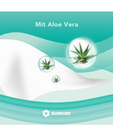 Sunkiss TrustPlus Wet Wipes for Adults Extra Thick 20x30 cm Body Cleaning Towels with Aloe for Incontinence 200 Pieces (4 Packs of 50) - Buy Online on GoSupps.com