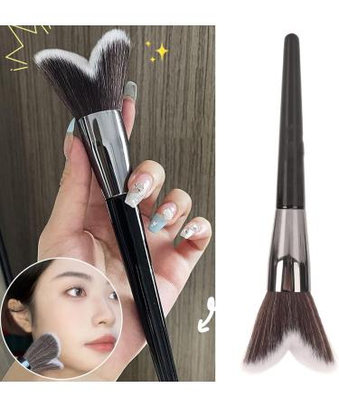 Makeup Brush Face Shadowing Brush Heart Shaped Perfect Fitting Soft Hair Face Shadowing Brush L Size - Buy Online on GoSupps.com