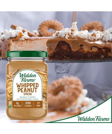 Walden Farms Whipped Peanut Spread - Fat & Calorie Free Nut Butter - 12 oz - Buy Online on GoSupps.com