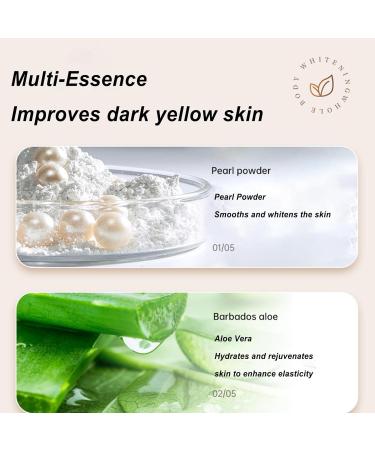 Skin Brightening Lotion - Brightening Body Cream 200ml Smoothing Skin Lightening Cream Moisturizing Skin Brightening Cream Nourishing Brightening Lotion Hmltd - Buy Online on GoSupps.com