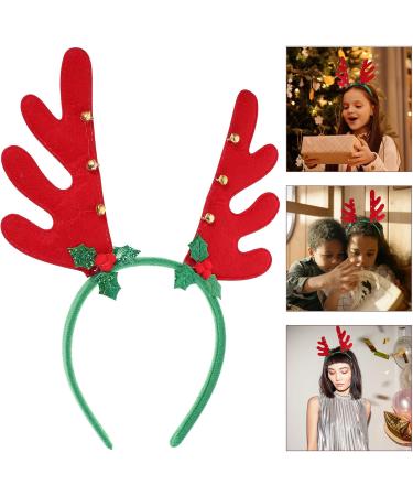 ifundom Headband Christmas Head Bopper Christmas Headwear Deer Antler Hairband Christmas Headpieces Xmas Deer Headwear Xmas Hairband Xmas Supplies Make up Christmas Utenciles Fabric Child - Buy Online on GoSupps.com
