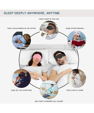 Buy Black Silk Sleeping Masks - Adjustable Eye Mask for Travel & Night Sleep | Super-Soft Blindfold - Buy Online on GoSupps.com