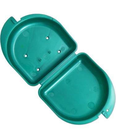 2 x Mouthguard Box for Ortho Retainers & Sports Dentures - Purple & Green - Buy Online on GoSupps.com