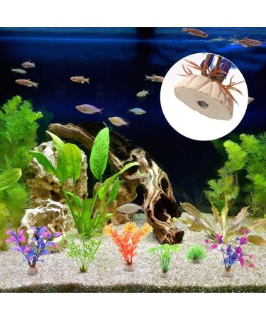 Buy Huayue 15-Piece Plastic Aquarium Plants | Colorful & Versatile Aquarium Decorations for Aquatic Bliss - Buy Online on GoSupps.com