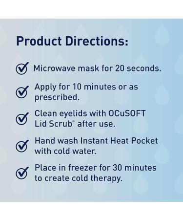 Ocusoft Dry Eye Mask Premium - Soothing Relief for Dry Eyes | Fast International Shipping - Buy Online on GoSupps.com