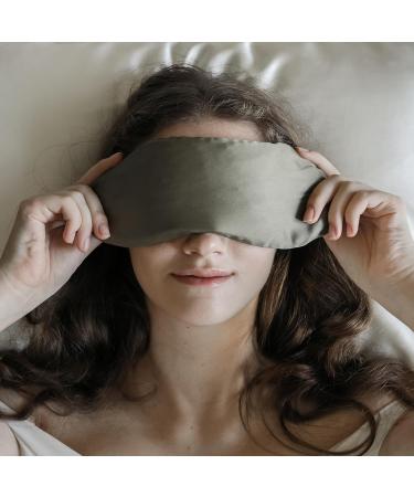 Weighted Eye Pillow for Relaxation & Sleep | 100% Natural Crystals | Cooling Eye Pillow for Yoga Spa & Travel | Perfect Gift for Women - Buy Online on GoSupps.com