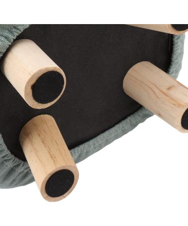 TOPINCN Giraffe Animal Shaped Footstool for Kids - Non-Slip Wooden Legs Blue - Buy Online on GoSupps.com