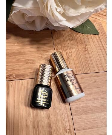 Pro Eyelash Extension Glue - 0.3 Sec Drying 5ml Golden Palm Tree Lash Adhesive for Professionals - Buy Online on GoSupps.com