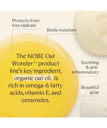 NOBE Oat Wonder Natural Cosmetics Nourishing Face Care for Women - Optimal Day Cream for Sensitive and Dry Skin - Rich Cream to Strengthen Skin Barrier - Vegan - Buy Online on GoSupps.com