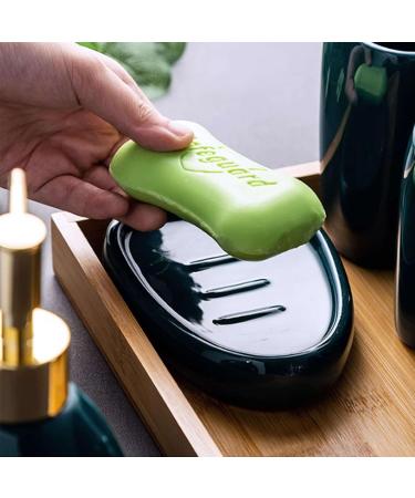Bathroom soap dispenser handwash dispenser bottle/Dark Green Bathroom Accessories Set Accesorios Para Ba o Apartment Necessities Contain Toothbrush Cup Soap Dispenser Soap Dish-dark green 5 set-G Silver Pump Dark Green 5 Set - Buy Online on GoSupps.com