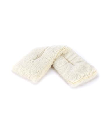 Warmies Cozy Body Faux Fur Lavender Scented Microwavable Neck Wrap - Cream