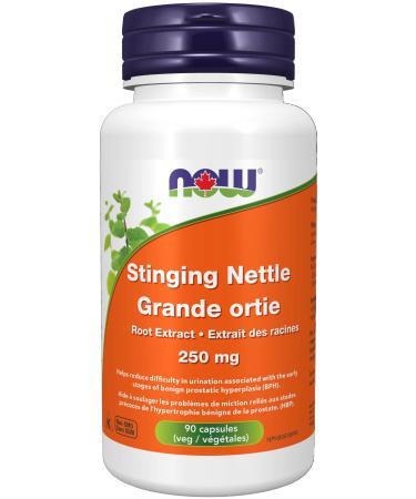 NOW Supplements Stinging Nettle Root Extract 250mg Capsules 90 Count