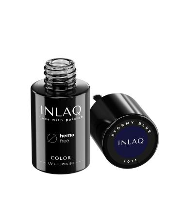 INLAQ HEMA Free UV Nail Polish - Stormy Blue 6 ml | Gel Nail Polish without HEMA | UV LED Colors - Buy Online on GoSupps.com