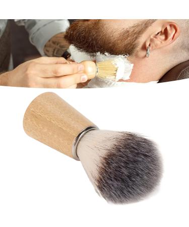 Men's Shaving Brush with Wooden Handle | Premium Beard Cleaning Tool - International Shipping Available - Buy Online on GoSupps.com