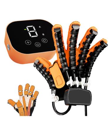 Hand Rehabilitation Robot Gloves Stroke Recovery Equipment Adjustable Strength Rechargeable Right Hand Left Hand Finger Rehab Trainer for Patients Hand Dysfunction Right Hand Small