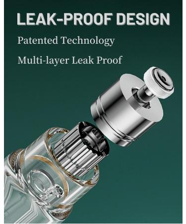 BRARIOS 5ml Refillable Travel Perfume Atomiser Spray - Leak Proof Mini Cologne Dispenser for Women and Men (Silver) - Buy Online on GoSupps.com