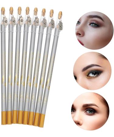WOONEKY 8pcs Pencil Sharpener Eyebrow Pencil Beauty Eyebrow Pencil Eyeliner Pencils Eyebrow Pen Pencil - Buy Online on GoSupps.com