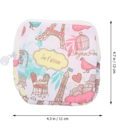 Yarnow Hygiene Bag Organizer for Girls - Period Underwear & Makeup Pockets - Travel-Ready 4.72x4.32in - Buy Online on GoSupps.com