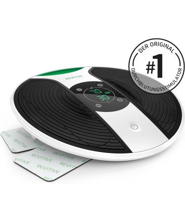 Revitive Medic Plus Knee Circulatory Stimulator | Relieve Leg Pain & Swelling | Medication-Free Solution in Black White & Green - Buy Online on GoSupps.com