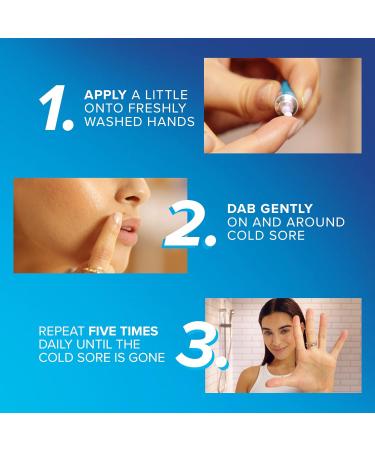 Abreva Cold Sore Treatment Cream - Medium Size 0.07 oz - Buy Online on GoSupps.com