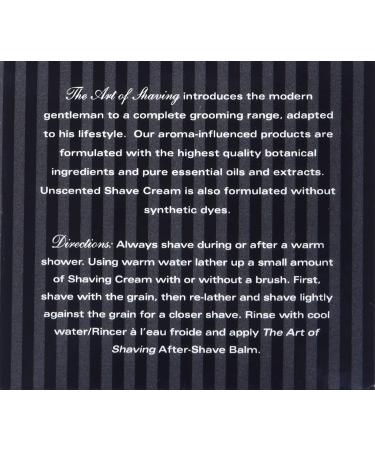 Art of Shaving Unscented Shaving Cream 5 Fl Oz - Clinically Tested for Sensitive Skin, Protects Against Razor Burn - Buy Online on GoSupps.com