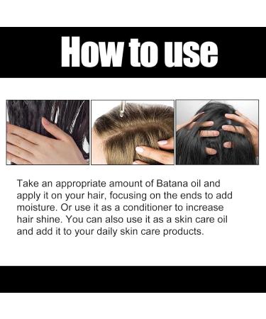 Batana Oil for Healthy Hair Growth - Promotes Hair Wellness for Men & Women - Enhances Radiance - 2PCS - Buy Online on GoSupps.com