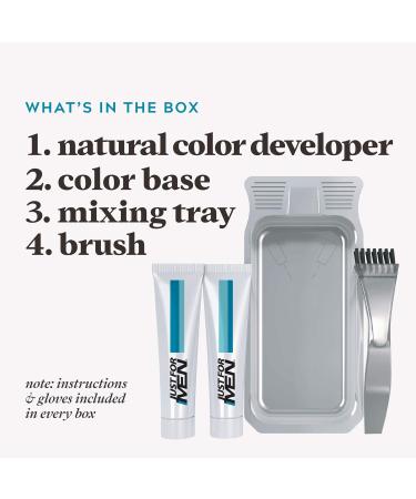  Just for men Just For Men Moustache Beard and Paws Colour Gel - Dark Brown M-45 (Pack of 3) - Buy Online on GoSupps.com