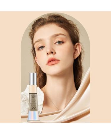 CC Cream Fluid Foundation Covering Blemishes Durable Makeup Nude Moisturizing CC Cream Concealer Anti-Dull and Anti-Redness Semi-Matte Finish CC Cream With Spf 50+ (1PC 30ml) - Buy Online on GoSupps.com