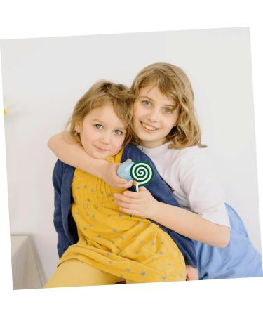 KOMBIUDA 6 Pieces Simulation Pacifier Ornaments Unique Large Candy Ornament Embellishment Fake Lollipop Party Decorations Rainbow Pacifier Accessory - Buy Online on GoSupps.com