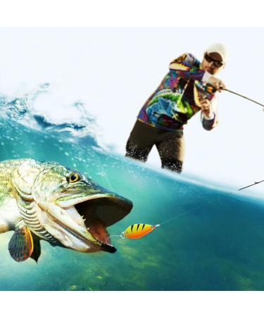 Trout Spoon Set - 16 Pieces of Artificial Bait Spinner & Blinker Set | 2.5g/3.5g/5g Fishing Accessories with Storage Box for Trout Perch Pike & Zander - Buy Online on GoSupps.com