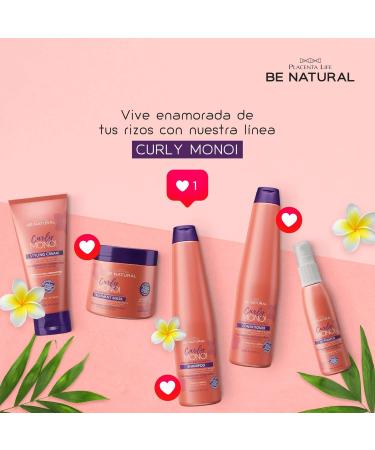 Be Natural - Crema Rizos Definidos - Curly Monoi Styling Cream 200Ml - Buy Online on GoSupps.com