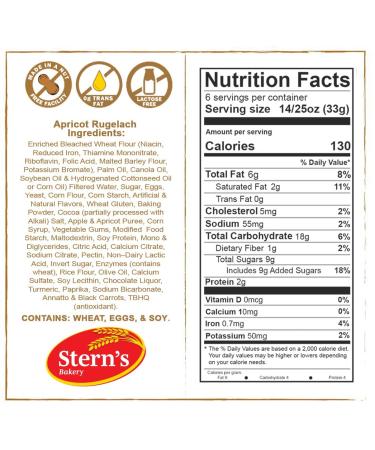 12 Bite Size Pastries | Freshly Baked Croissants | Rugelach Pastries | Breakfast Pastry or Snack | Coffee Snack | Office Snack | Preservative Free & No Coloring Added | 8 oz-Sterns Bakery(Chocolate) Chocolate Rugelach - Buy Online on GoSupps.com