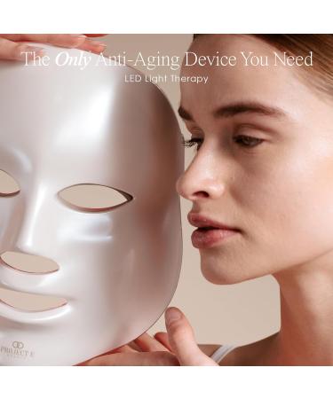 Project E Beauty LED Light Therapy Mask | Anti-Aging Facial Skincare Routine | Skin Tightening | Calm Inflammation & Sensitive Skin | Reduce Wrinkle | Brightens Skin | Collagen Boost - Buy Online on GoSupps.com