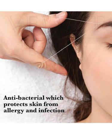 Velvet London Cotton Eyebrow Threading Thread Antiseptic and chemical free Eyebrow Threading Thread for sensitive skin to remove hair from upper lip chin and forehead (8pk) - Buy Online on GoSupps.com