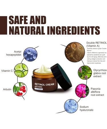 Anti-Wrinkle Face & Neck Retinol Cream with Hyaluronic Acid - Premium Anti-Aging Face Moisturizer - Anti Aging Firming Facial Cream to Reduce Wrinkles Dark Spots Fine Lines Sun Damage - Buy Online on GoSupps.com
