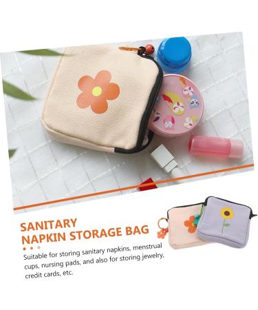 Healeeved Storage Bags for Women's Bandages | 4-Piece Sanitary Organizer & Carrying Bag | Multi-Color Options for Periods | Ideal for Towel & Travel - Buy Online on GoSupps.com