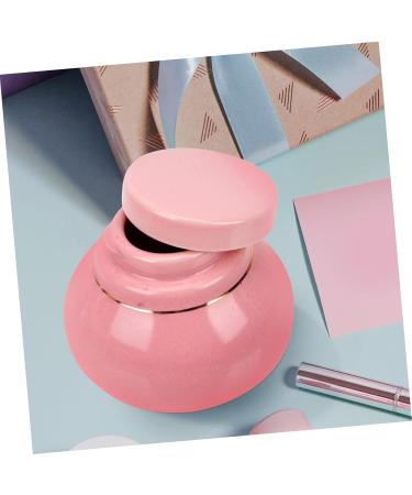 Housoutil Storage Bottle Cans Face Hand Ceramic Mini Cream Jar Mini Food Containers Household Cream Jar Makeup Lipstick Household Ointments Jar Samples Pink Ceramics Sunscreen Travel Lotion 6x5.5cm Pink - Buy Online on GoSupps.com