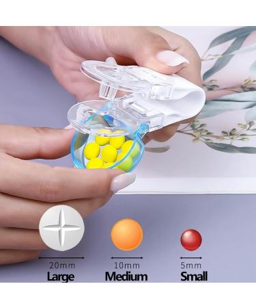 Portable Pill Taker Remover | Effortless Tablet Popper for Blister Packs | Quick & Easy Pill Extraction Tool - Transparent - Buy Online on GoSupps.com