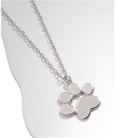 Stonham Cute Dog Paw Print Pendant Necklace - Man's Best Friend - Buy Online on GoSupps.com