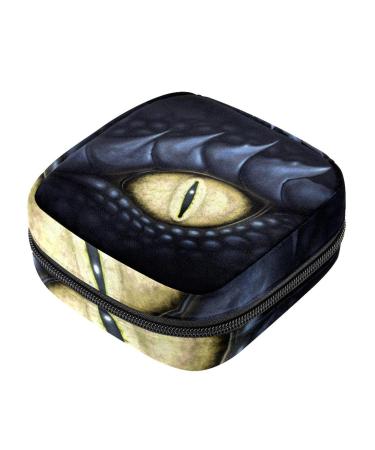 Yellow eye of the kite digital painting women's napkin storage bag portable period bag for women teenagers girls menstrual cup breastfeeding insert Color 9