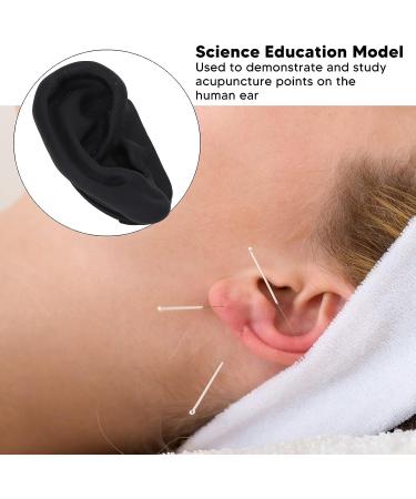 Black Silicone Human Ear Model for Acupuncture & Piercing Practice - Buy Online on GoSupps.com